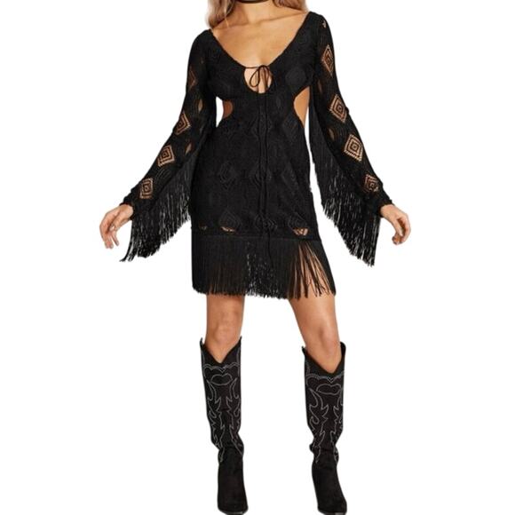For Love & Lemons Aubrey Mini Dress, Various Sizes, New With Tag MSRP $286 SOO - Picture 1 of 12